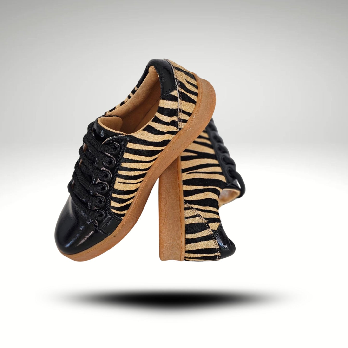 Zapatillas Lara Zebra Piel.