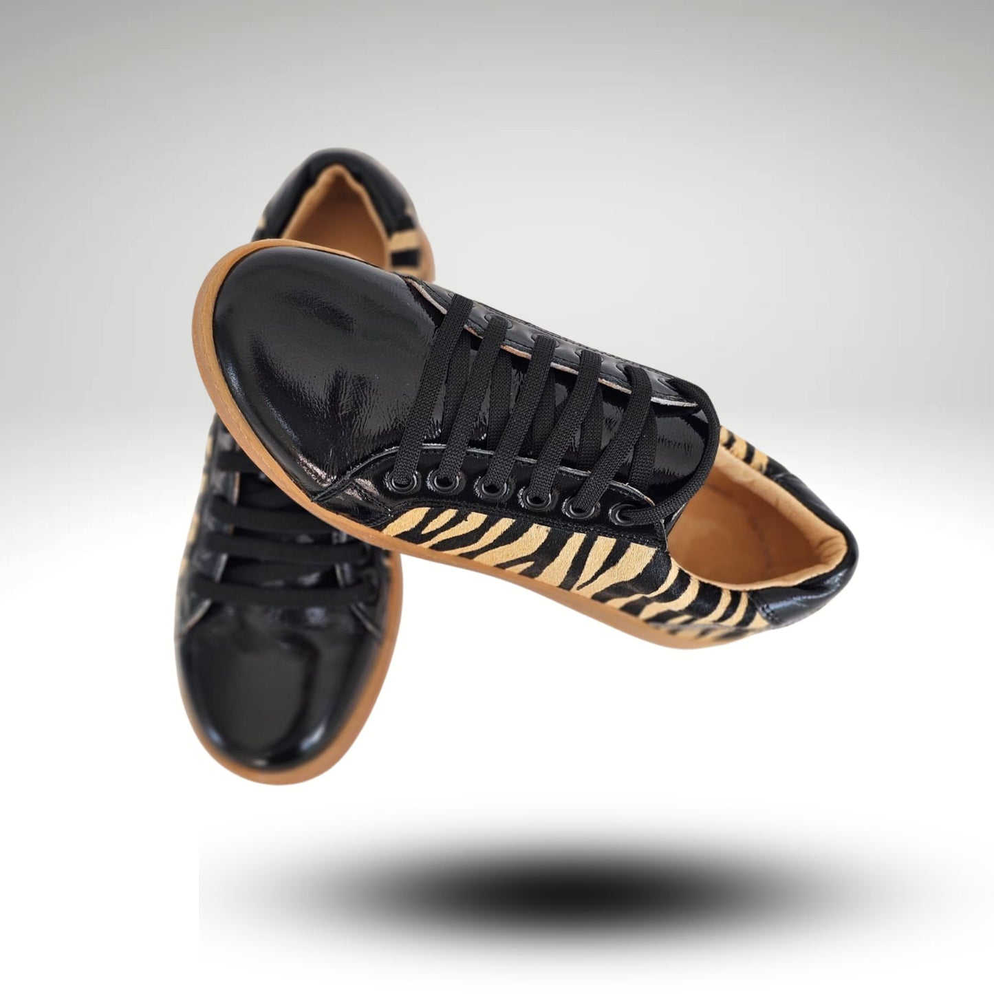 Zapatillas Lara Zebra Piel.
