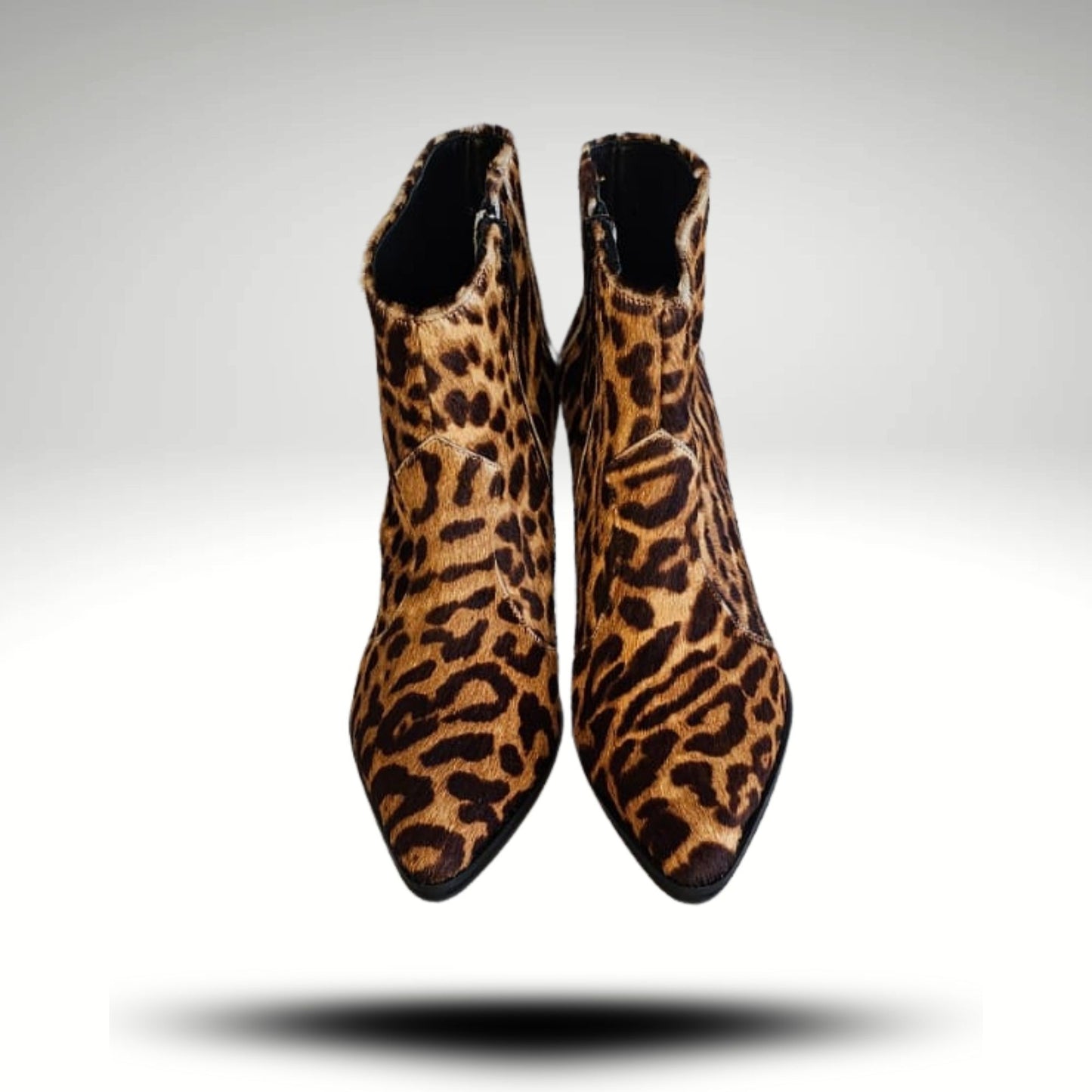 Botin Cuero leopard pelo Isabella