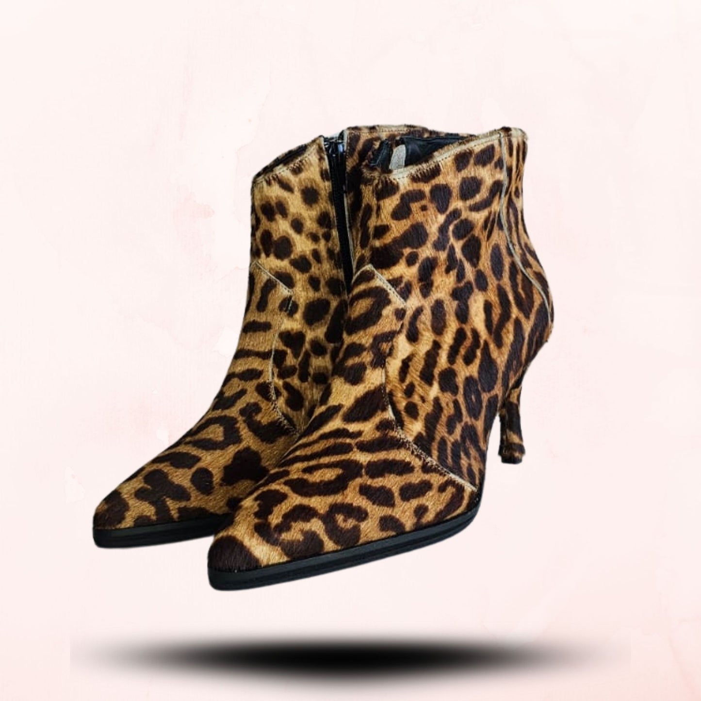 Botin Cuero leopard pelo Isabella