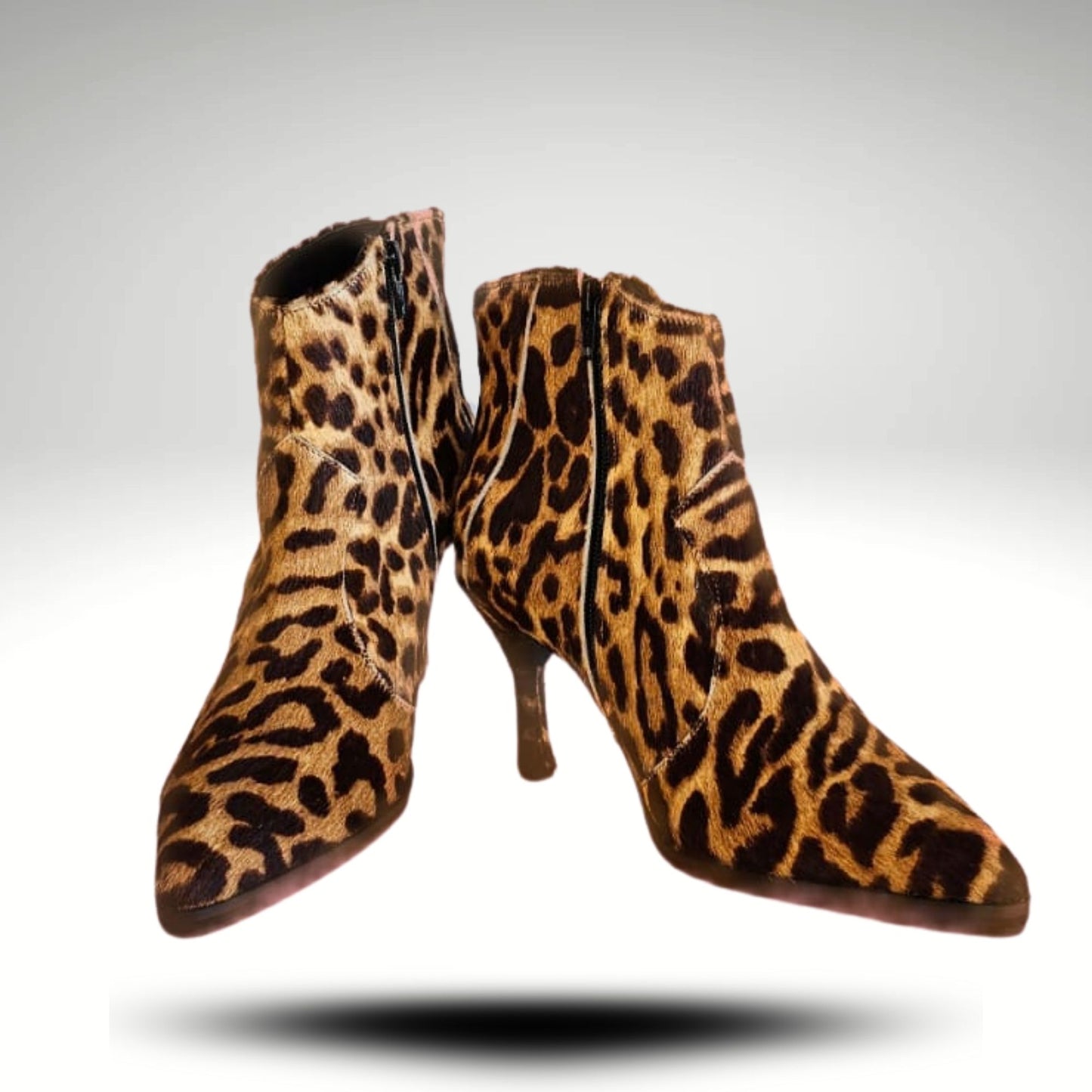 Botin Cuero leopard pelo Isabella