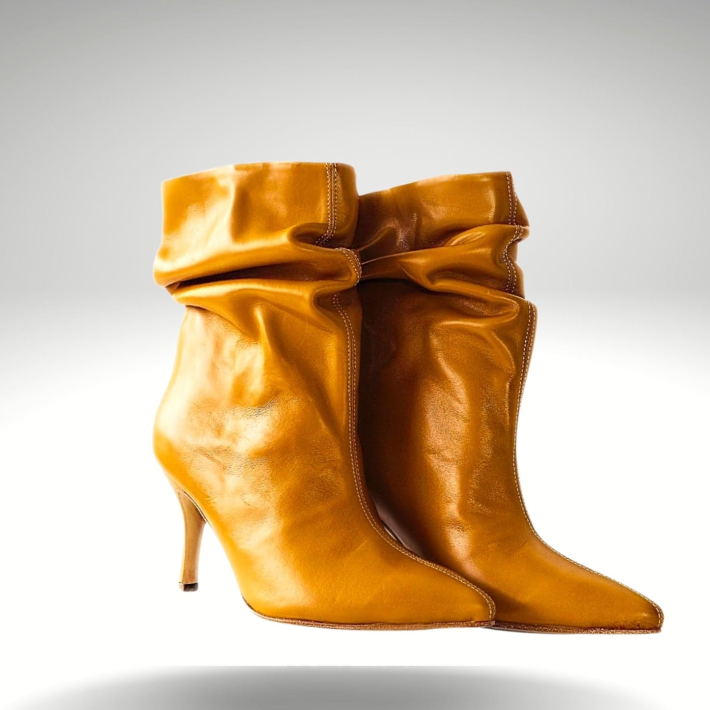 Botín Áurea Camel – Cuero legítimo.