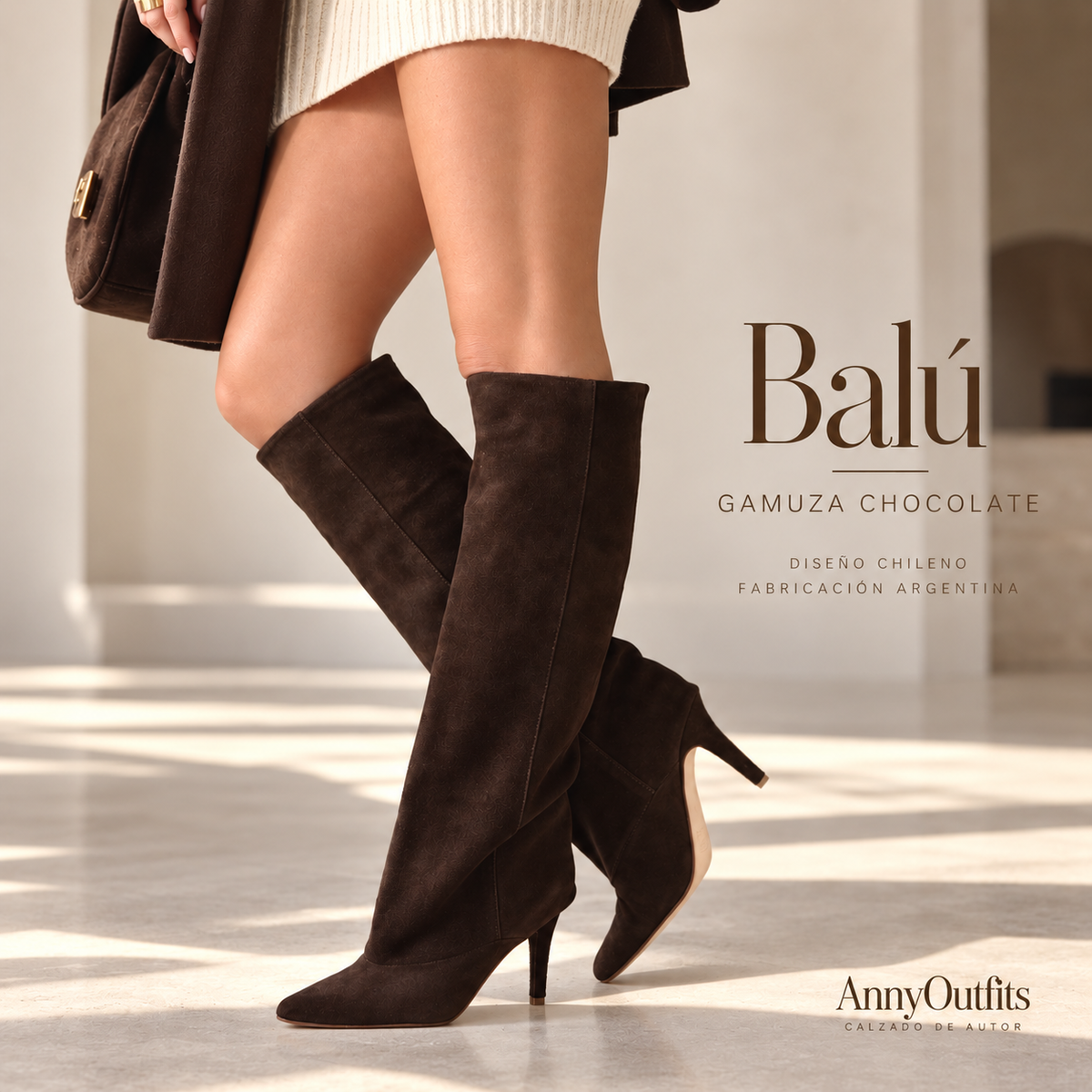 BOTA BALÚ CHOCOLATE.