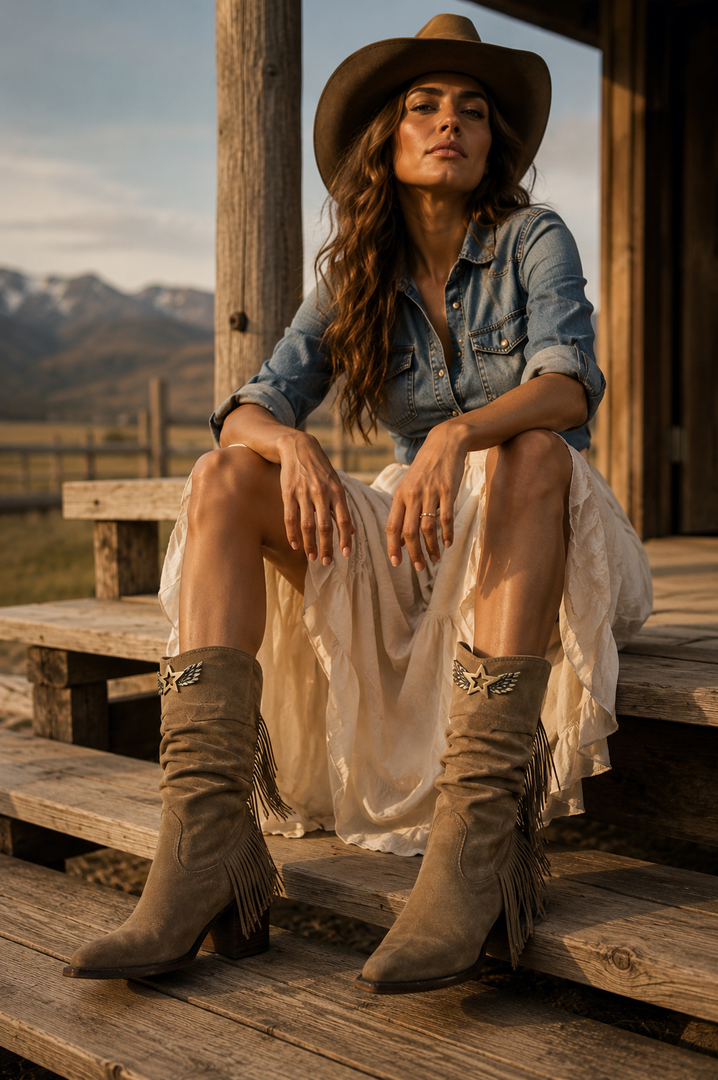 Bota Sienna Calloway - Vison.