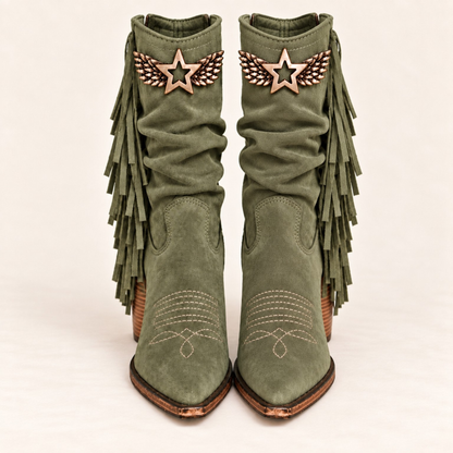 Curtys Verde Olivo - 100% Gamuza.  PREVENTA · COMPRA ANTICIPADA
