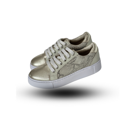 Zapatilla Lara cuero.