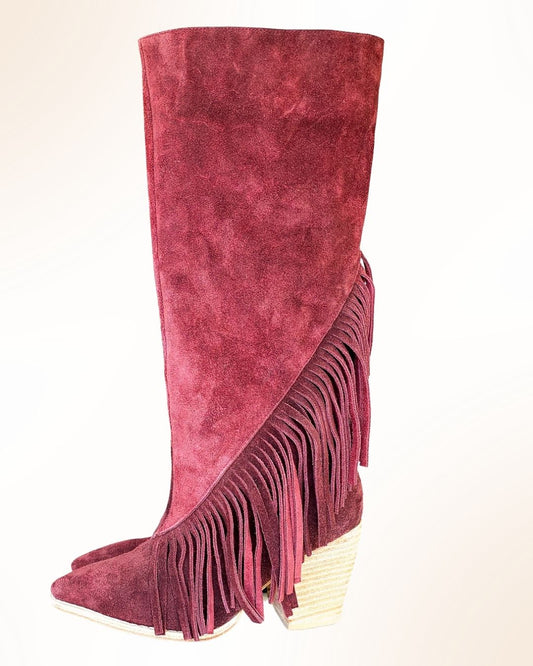 Bota Stella Flecos - Gmuza Burdeos.