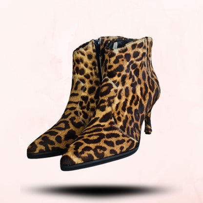 Botin Cuero leopard pelo Isabella