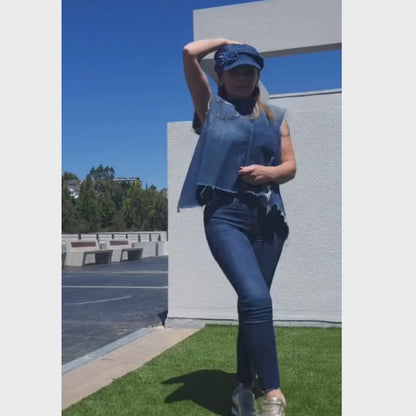 Sneaker Aura Gold – Cuero legítimo