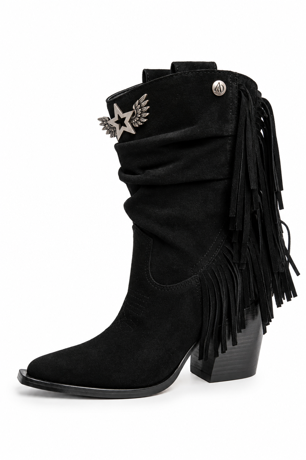 Botin Siena Noir · Gamuza Negra.