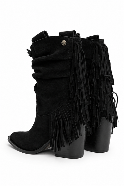 Botin Siena Noir · Gamuza Negra.