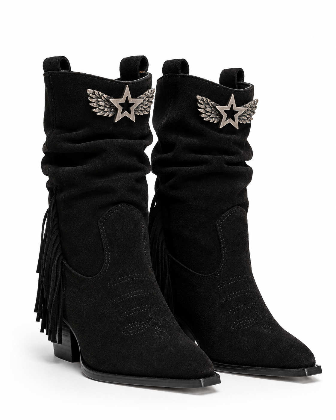 Botin Siena Noir · Gamuza Negra.